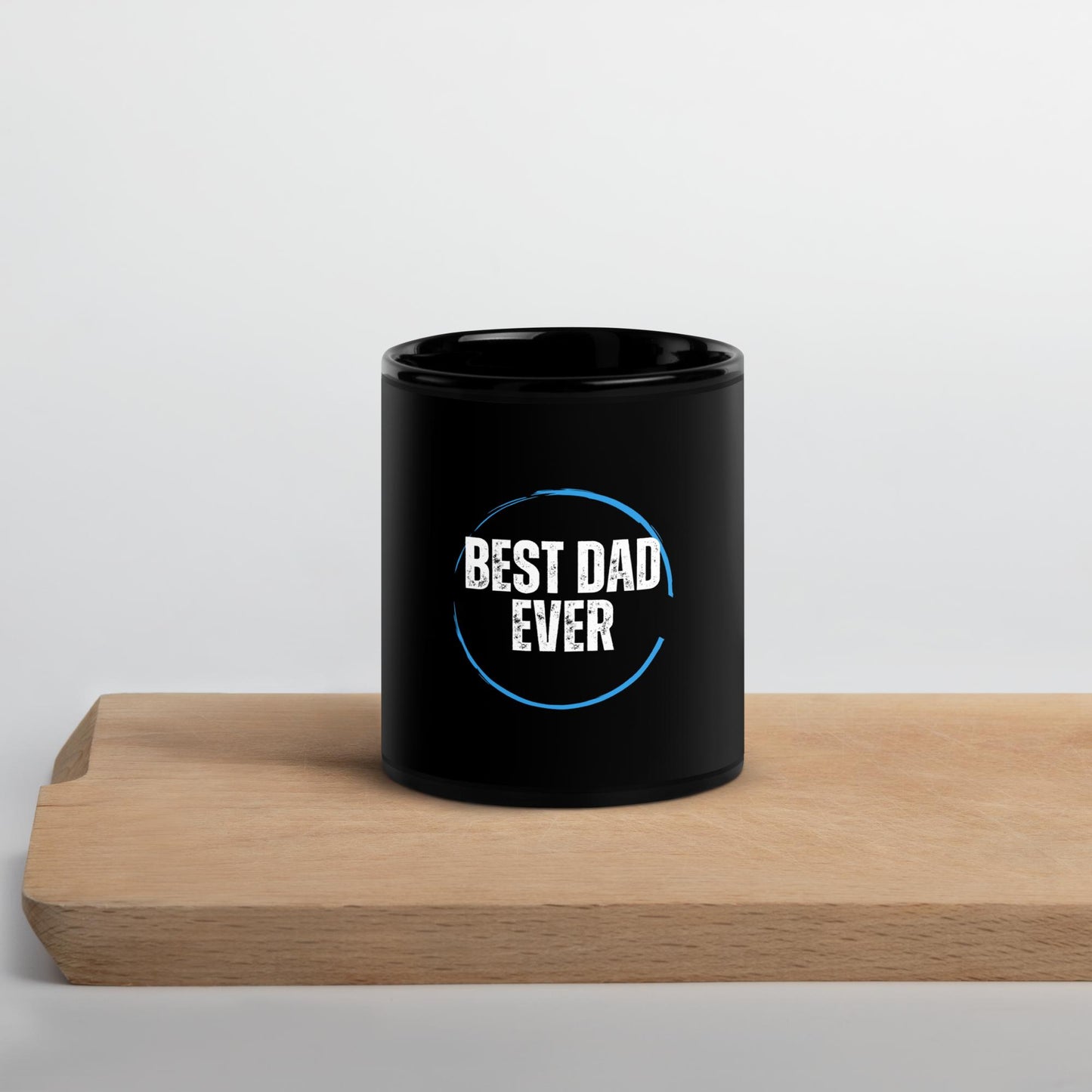Father's Appreciation Black Glossy Mug