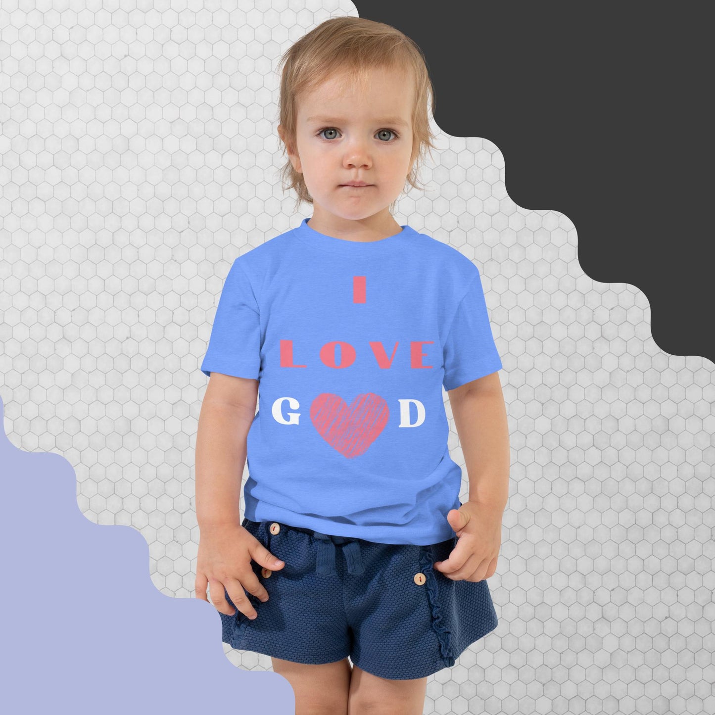 Toddler Love God Inspirational Unisex T-shirt