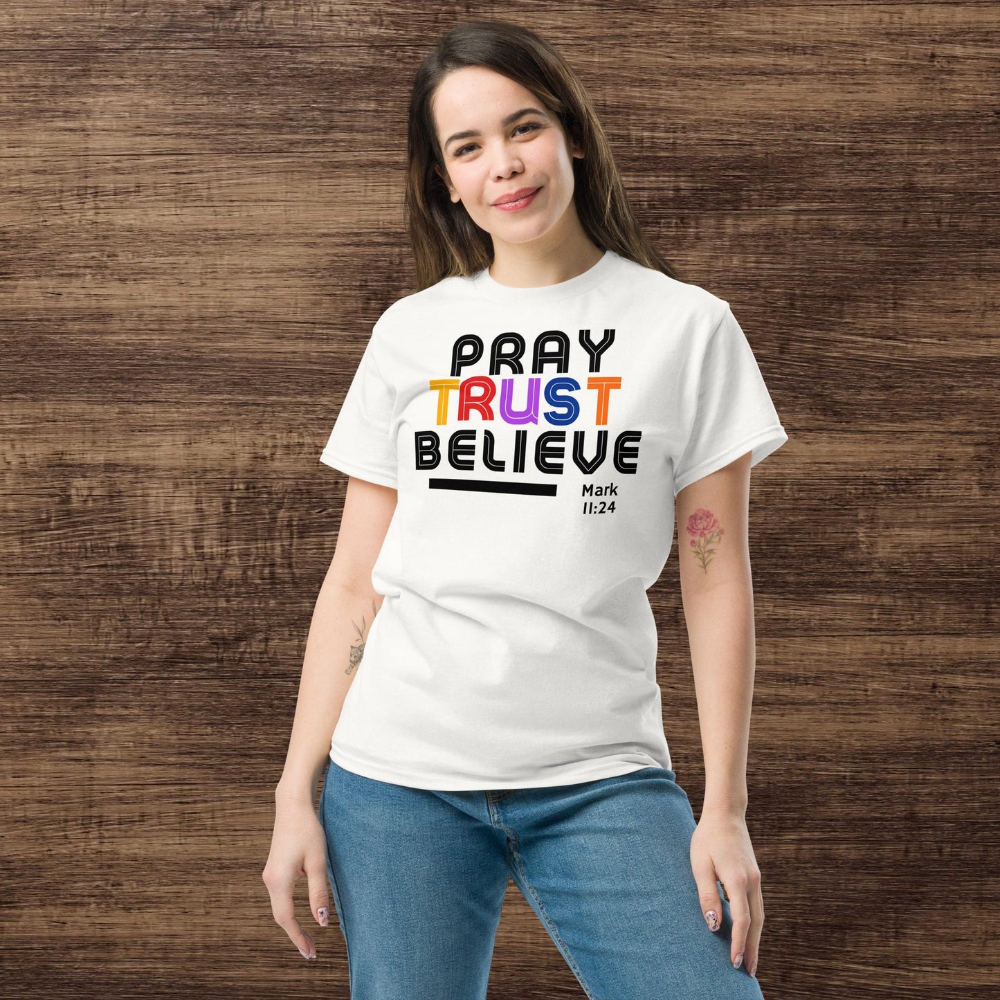 Mark 11:24 Inspirational Unisex T-shirt