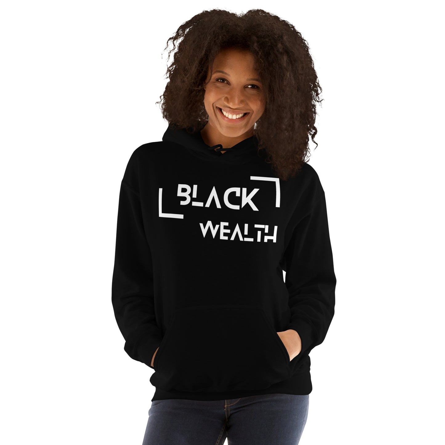 Black Wealth Unisex Affirmative Hoodie