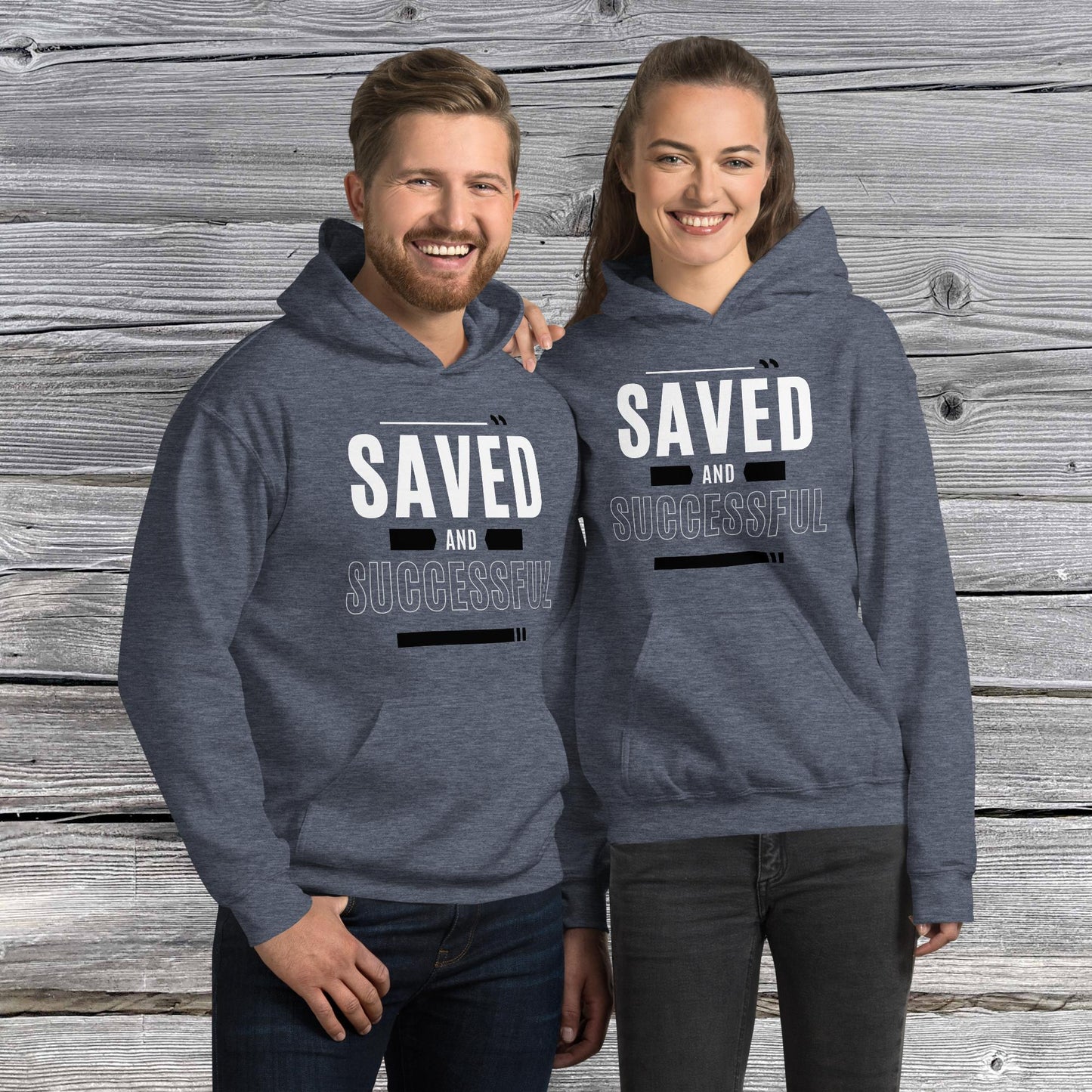 Saved and Successful Affirmative Unisex Hoodie
