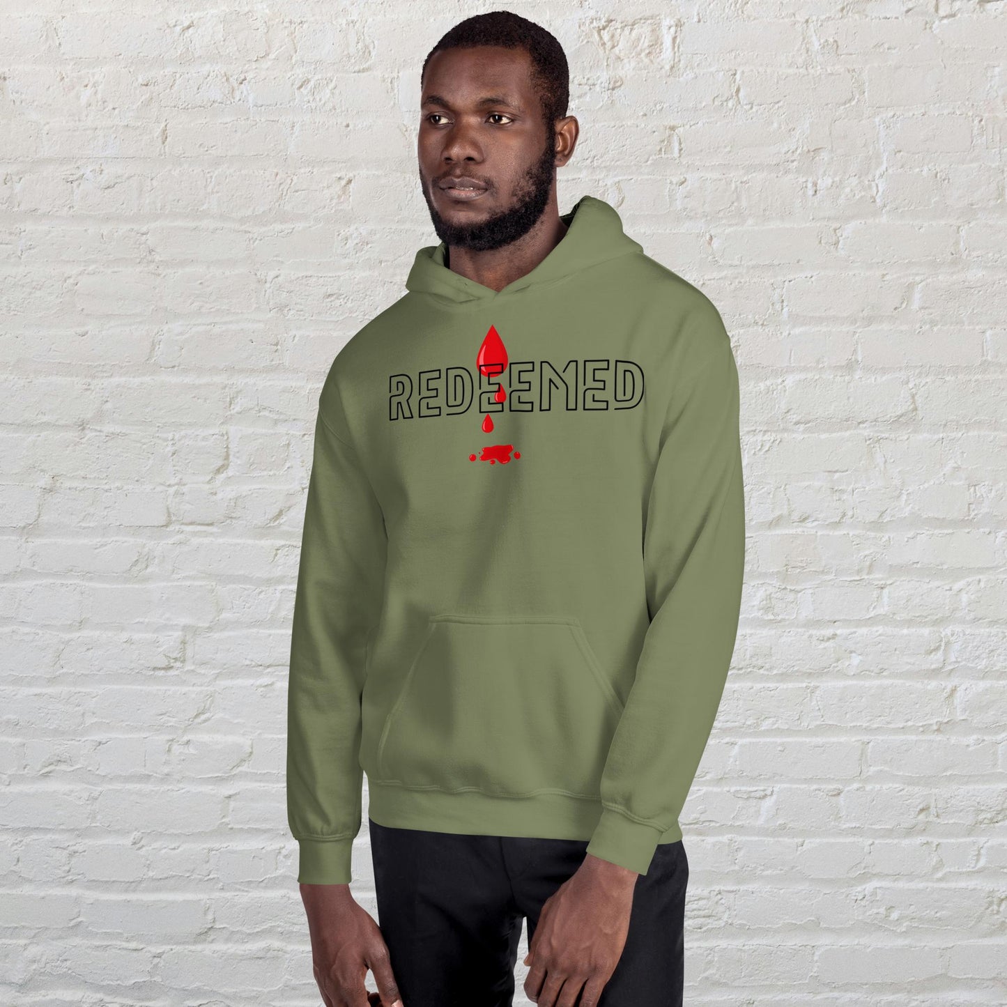 Men's Redeemed Inspirational Hoodie