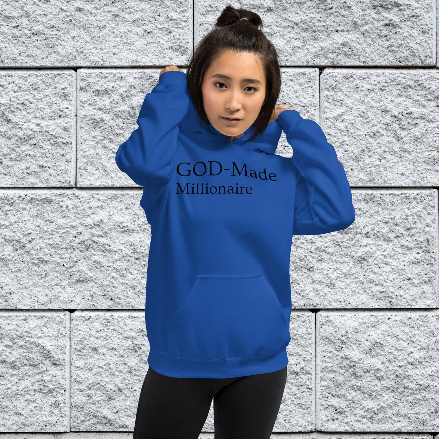God-Made Millionaire Affirmative Unisex Hoodie