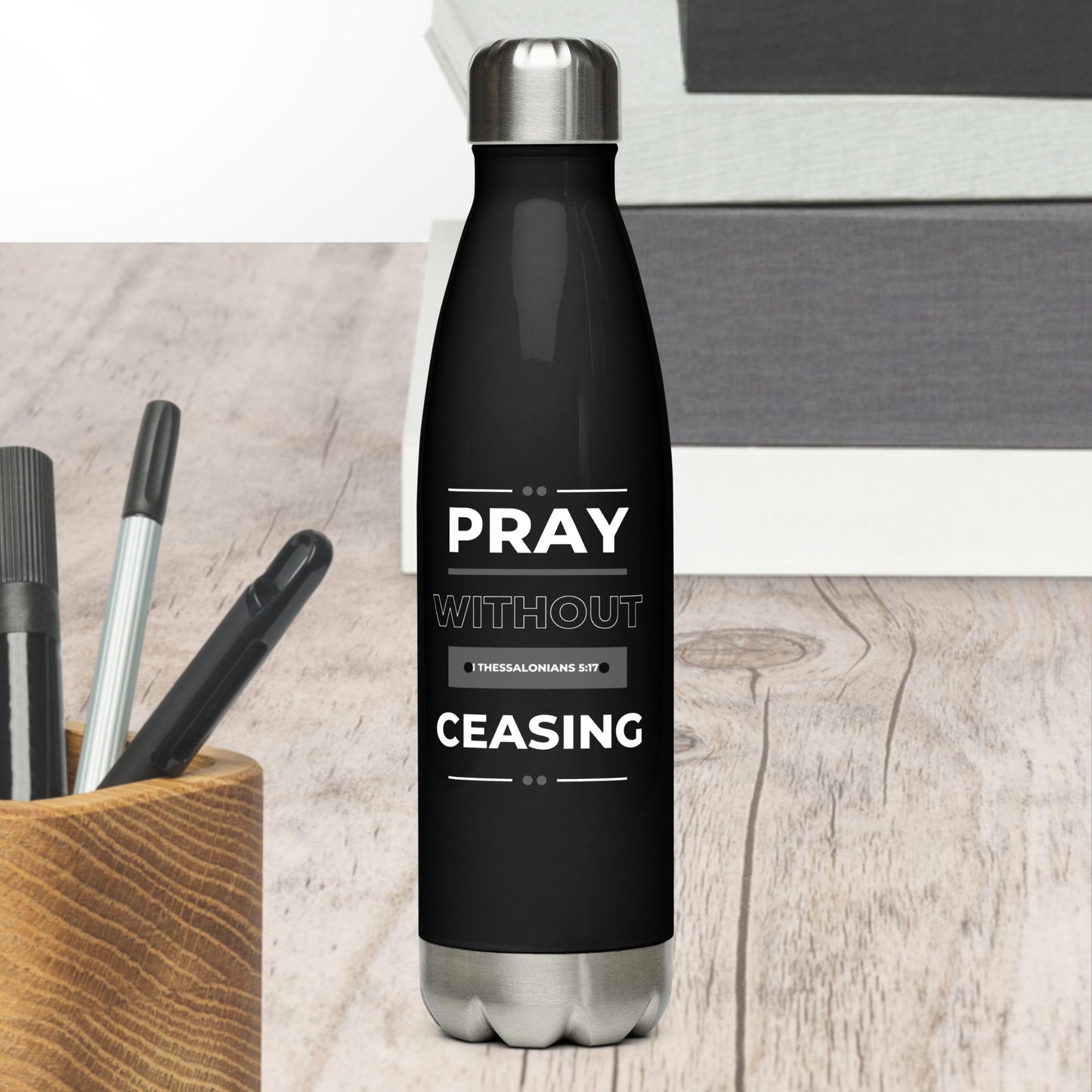 Stainless Steel Inspirational Water Bottle