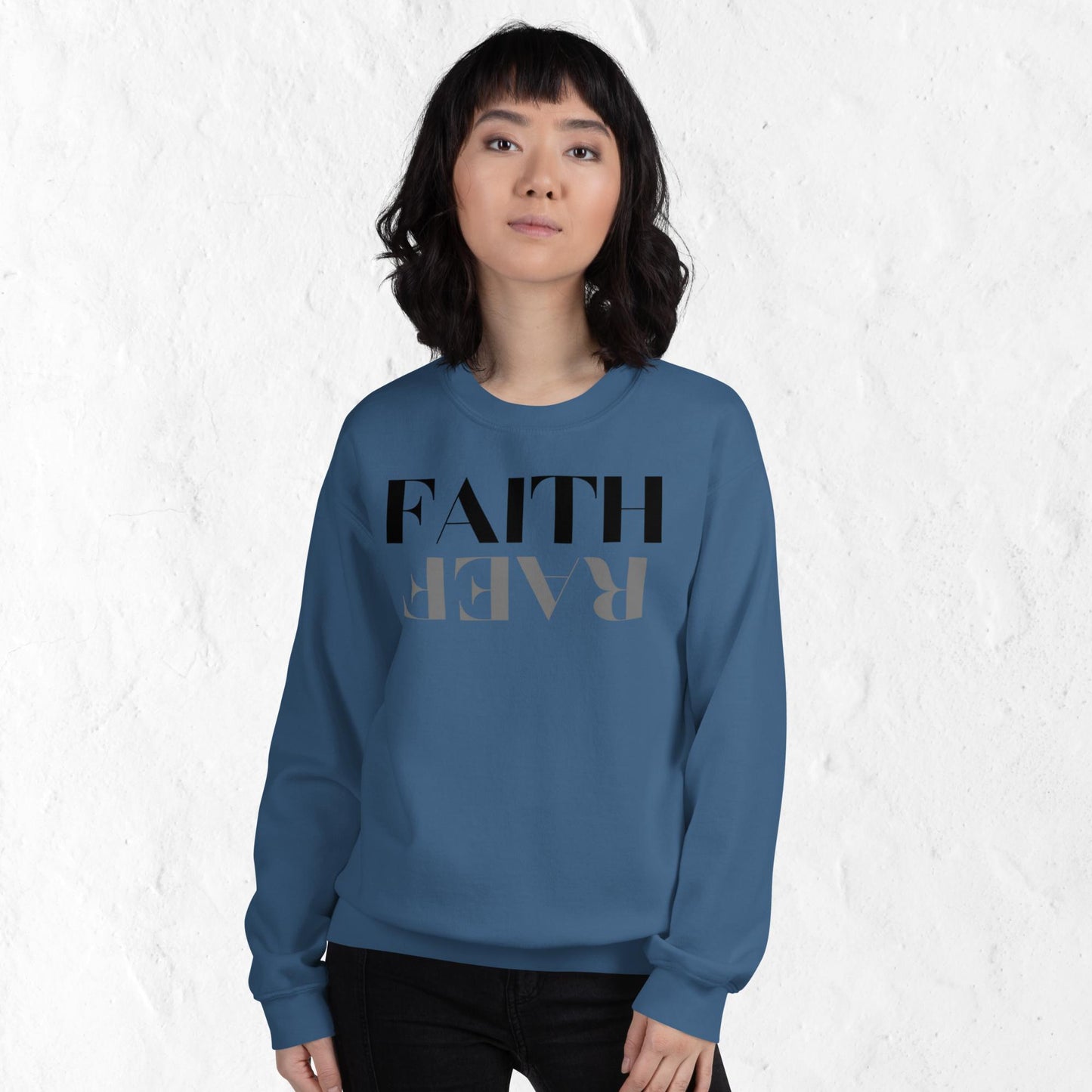 Faith over Fear Inspirational Unisex Sweatshirt