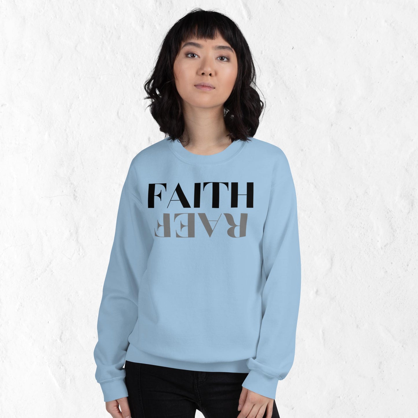 Faith over Fear Inspirational Unisex Sweatshirt