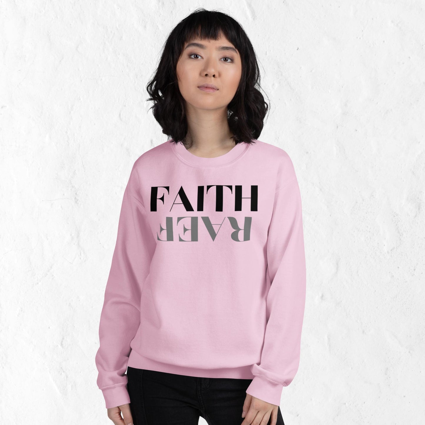 Faith over Fear Inspirational Unisex Sweatshirt