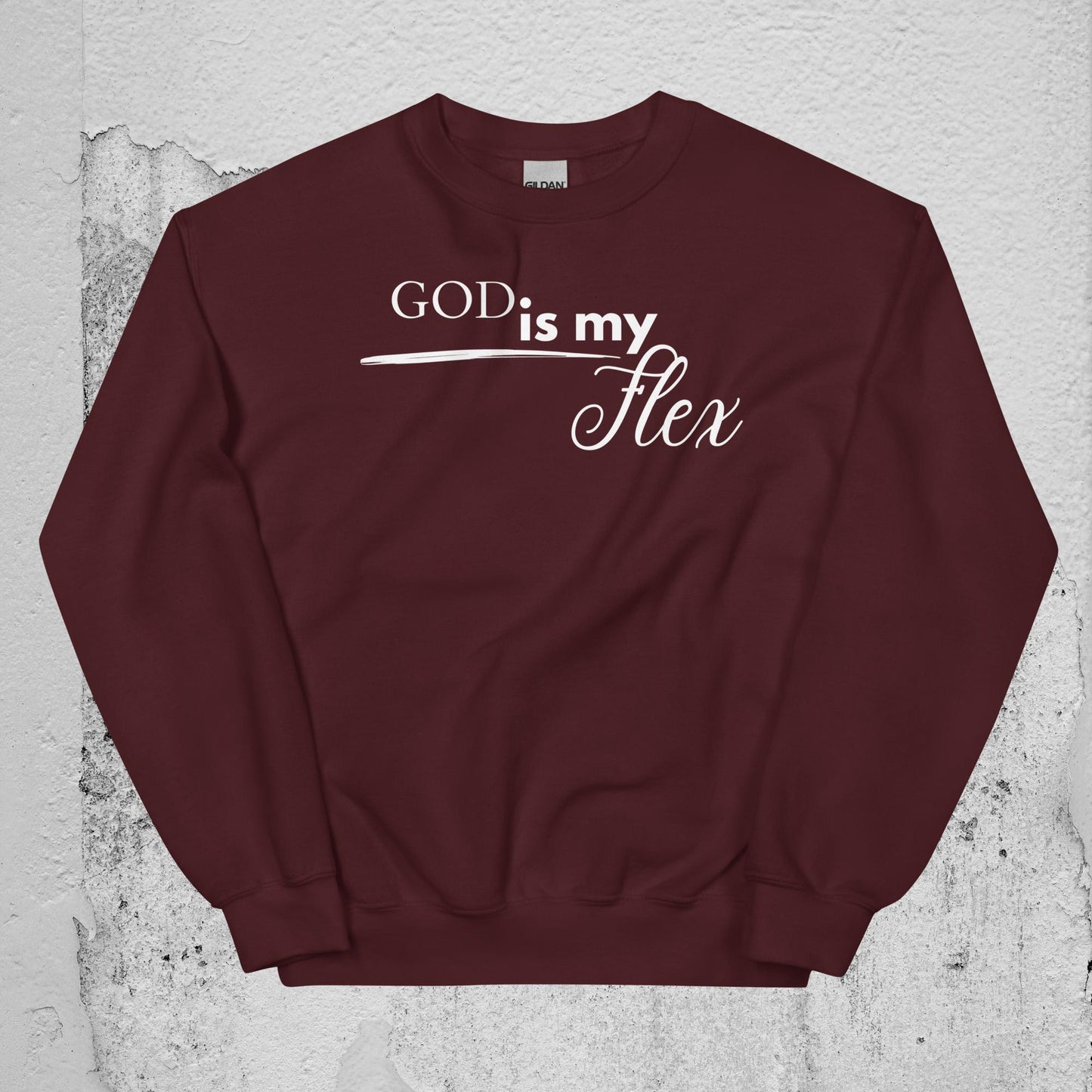 God is my Flex Unisex Sweatshirt