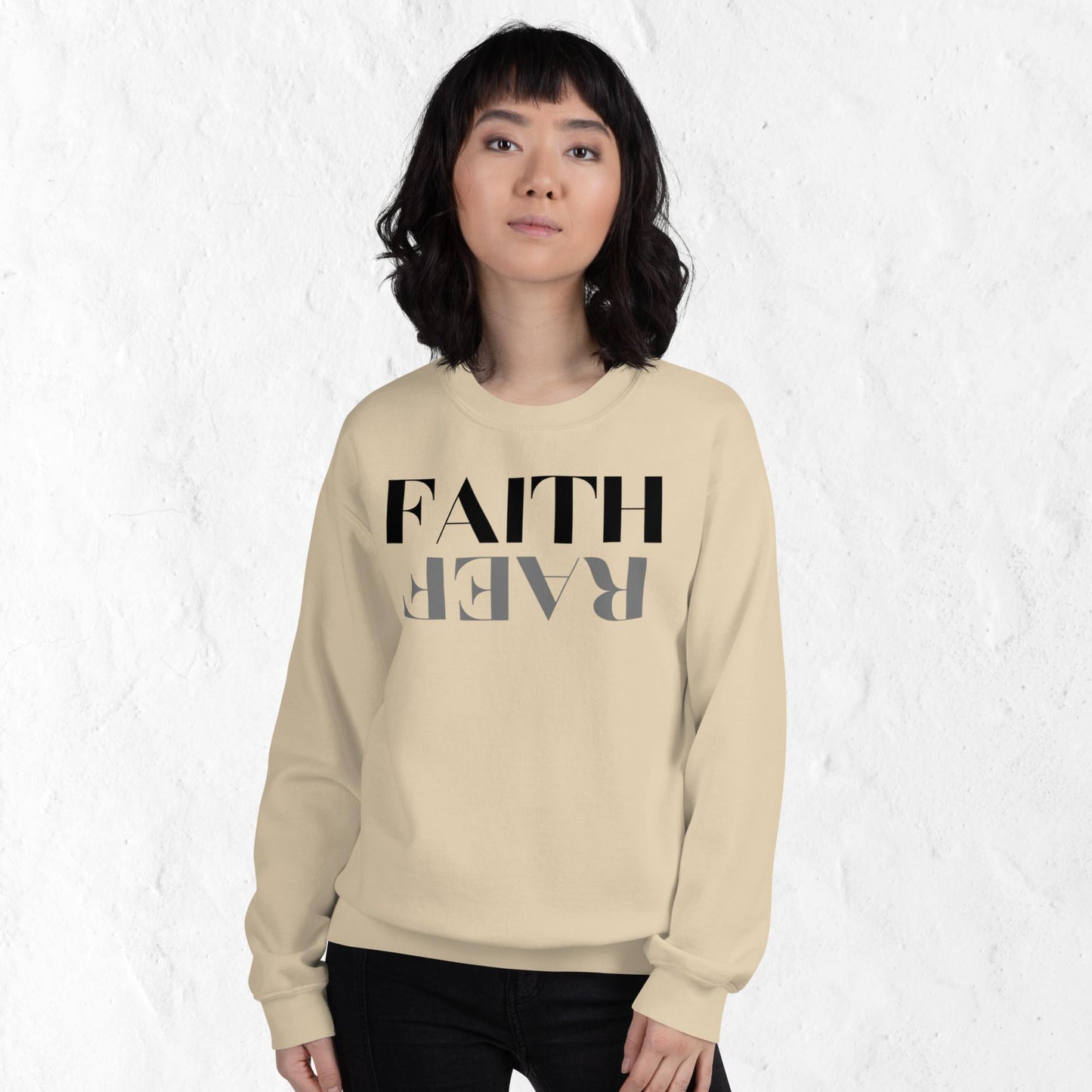 Faith over Fear Inspirational Unisex Sweatshirt