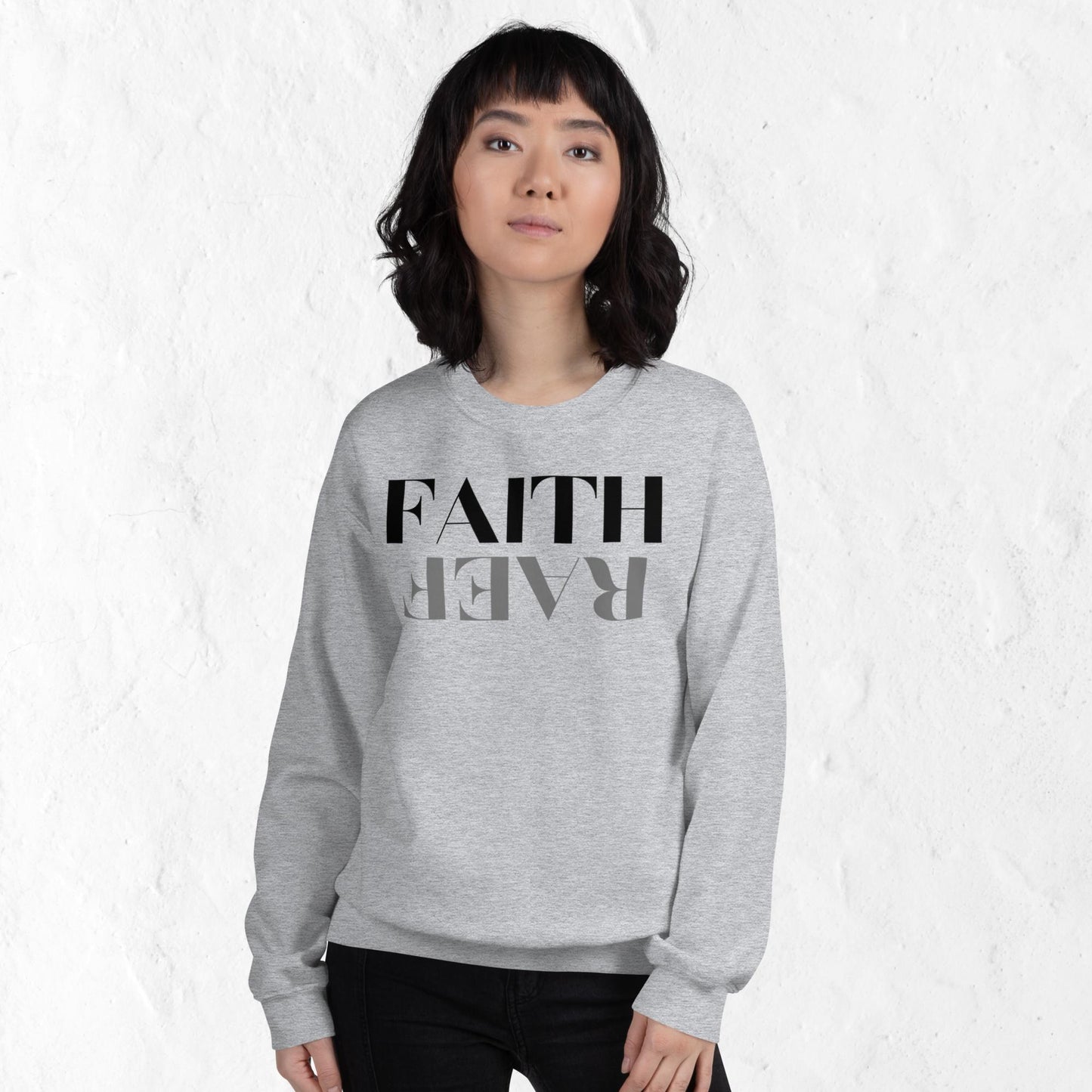 Faith over Fear Inspirational Unisex Sweatshirt