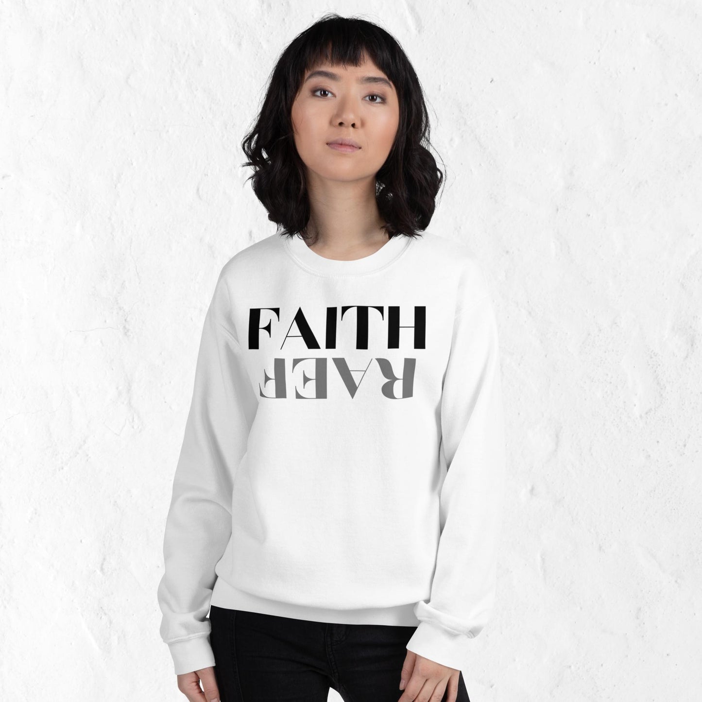 Faith over Fear Inspirational Unisex Sweatshirt