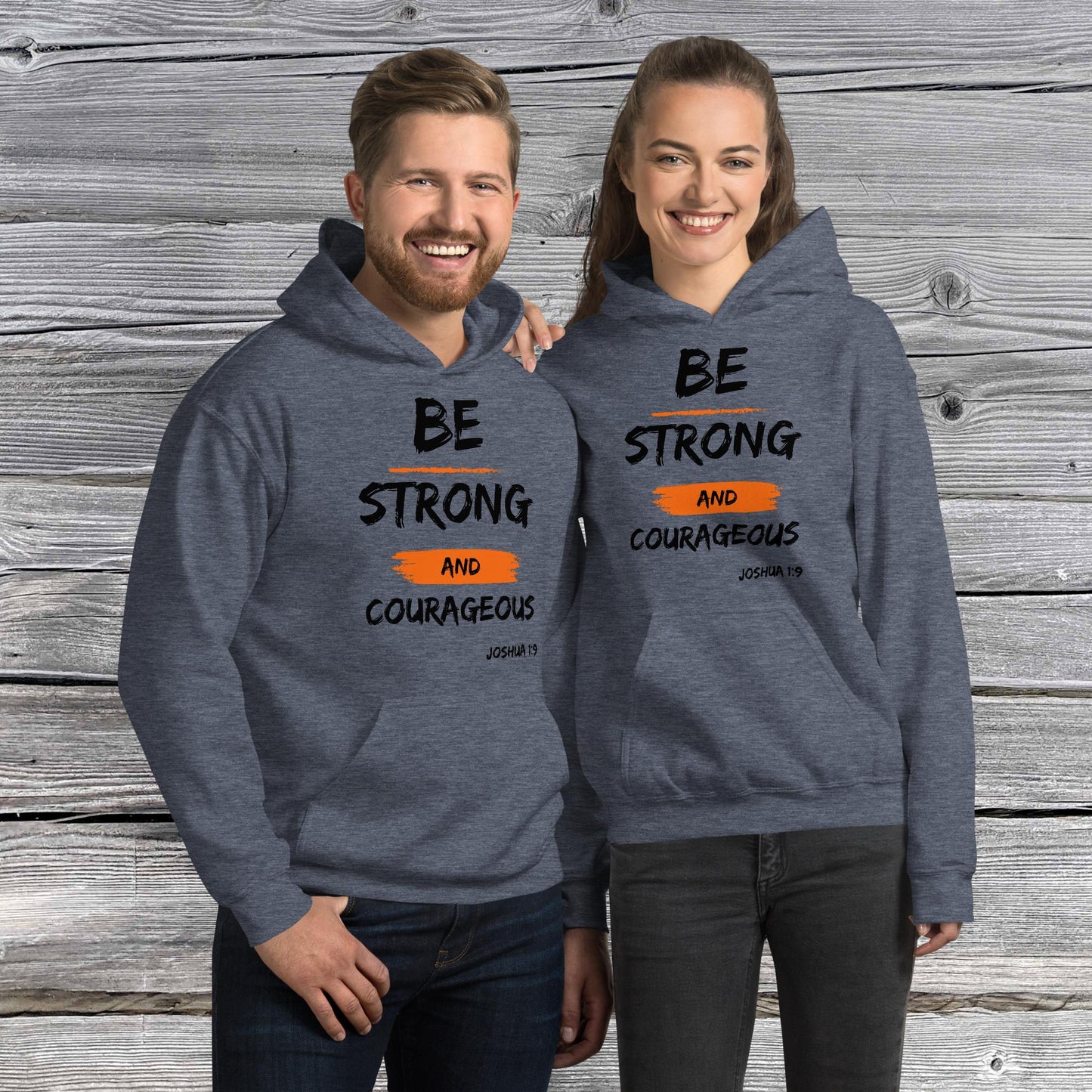 Joshua 1:9 Inspirational Unisex Hoodie