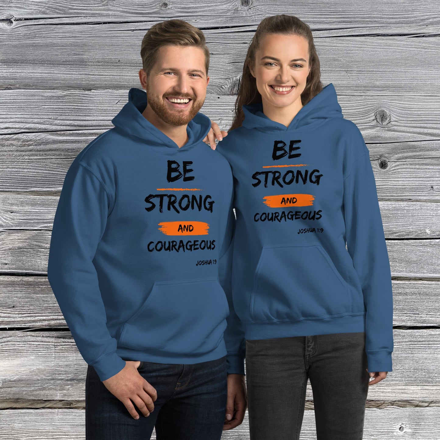 Joshua 1:9 Inspirational Unisex Hoodie