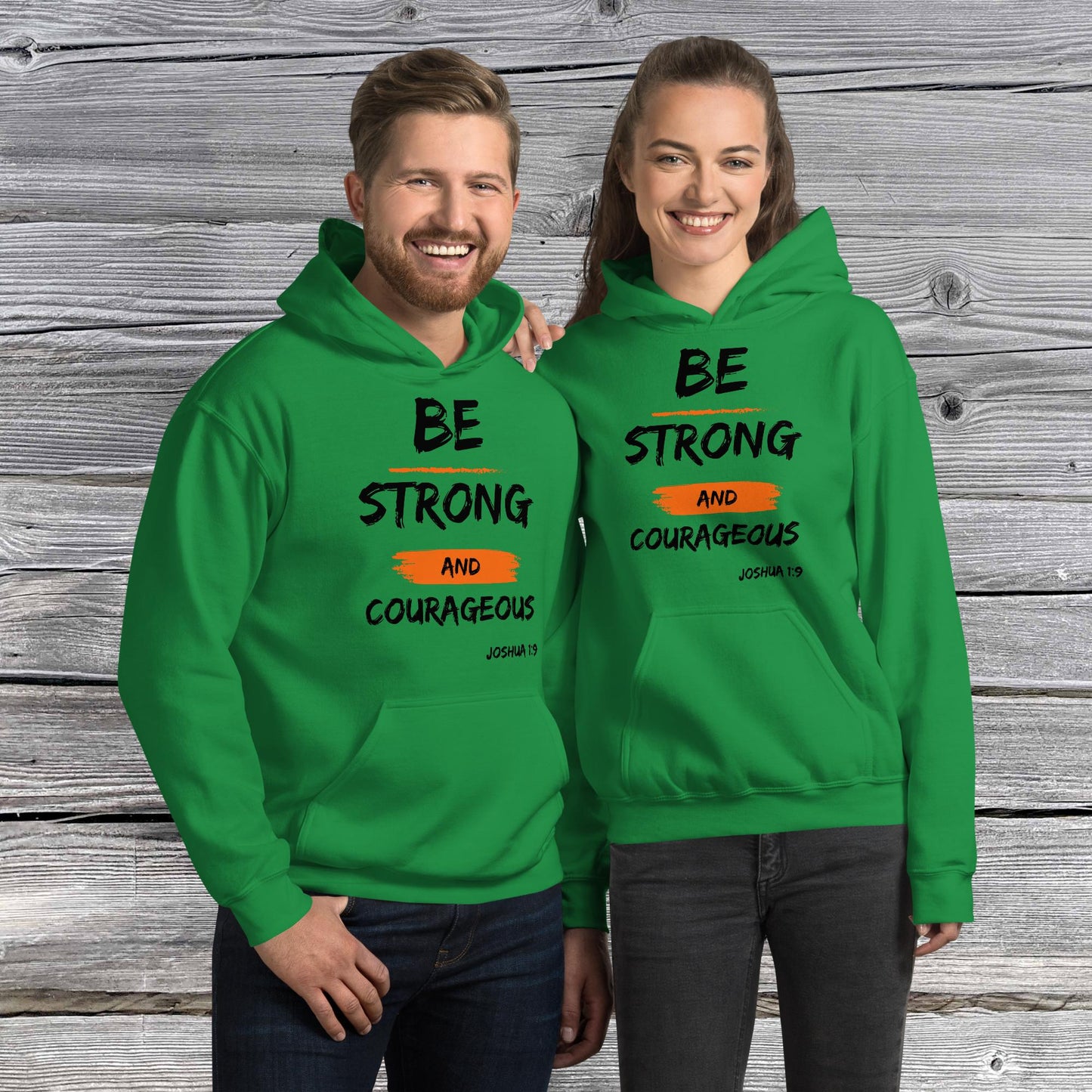 Joshua 1:9 Inspirational Unisex Hoodie