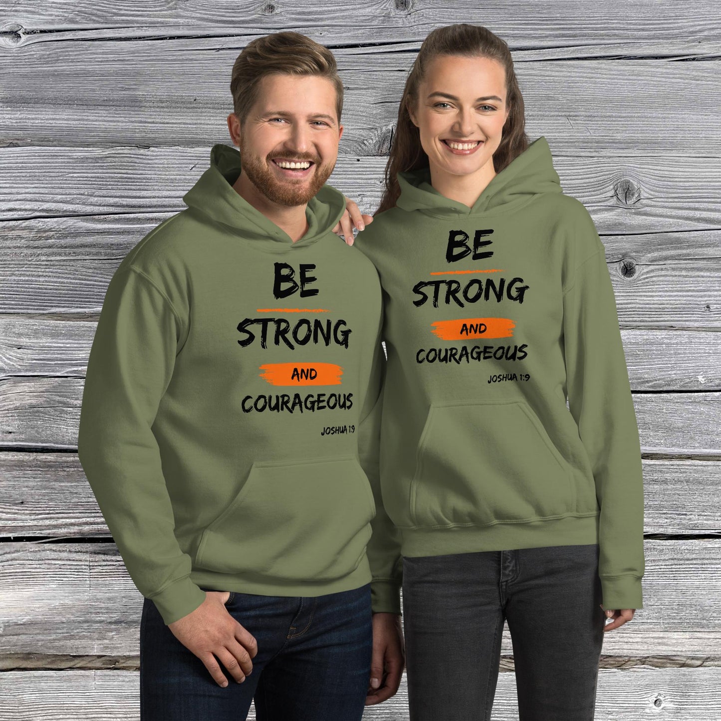 Joshua 1:9 Inspirational Unisex Hoodie