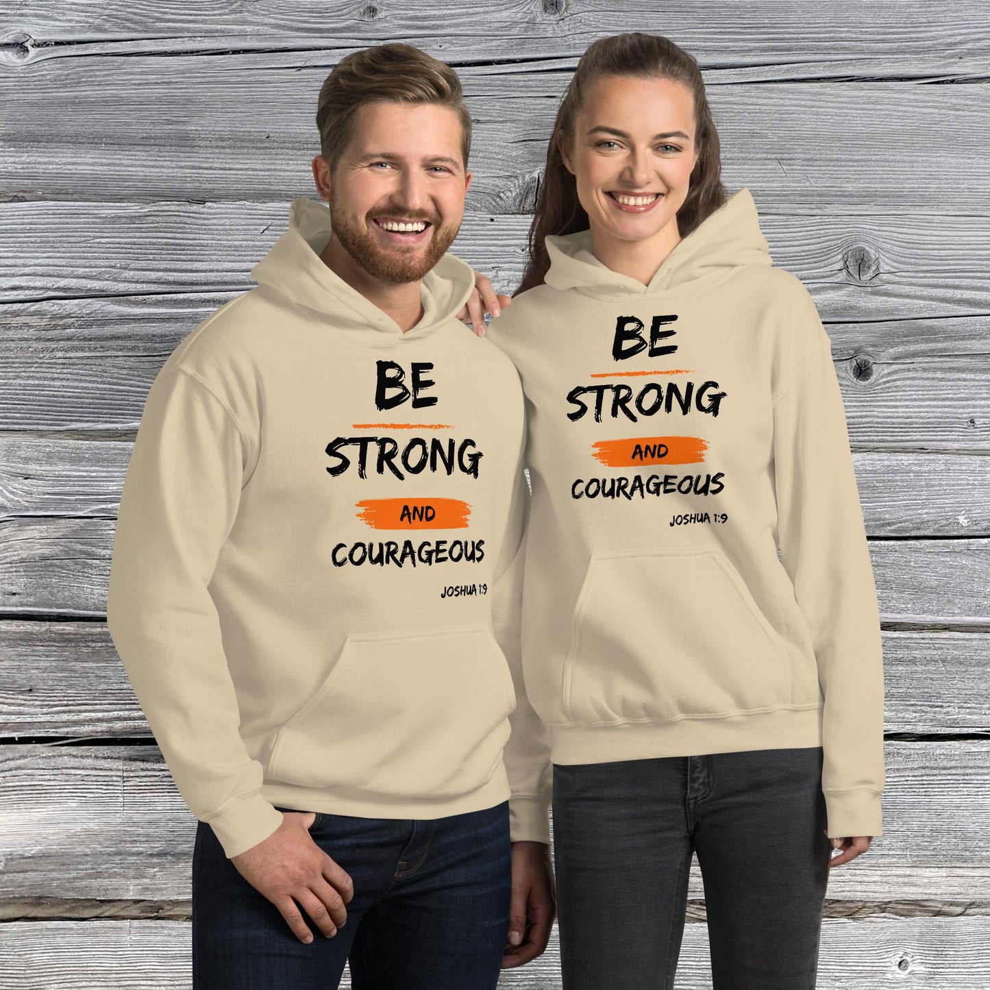 Joshua 1:9 Inspirational Unisex Hoodie