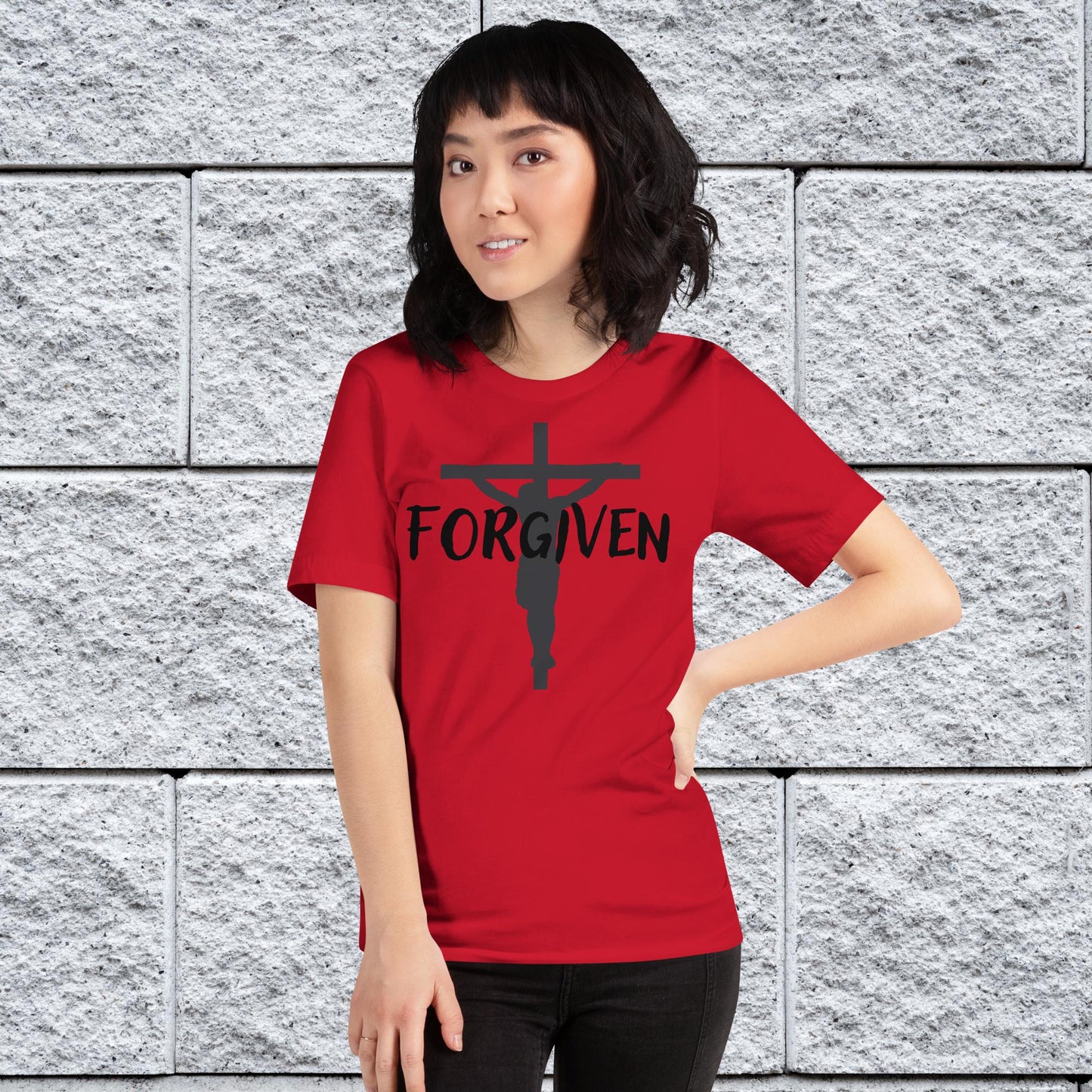 Forgiven Inspirational Unisex T-shirt