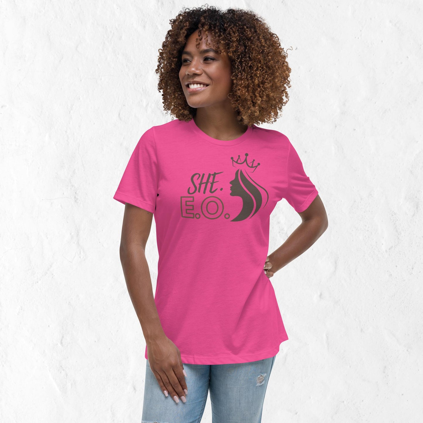 Women's SHE.E.O. Motivational T-shirt