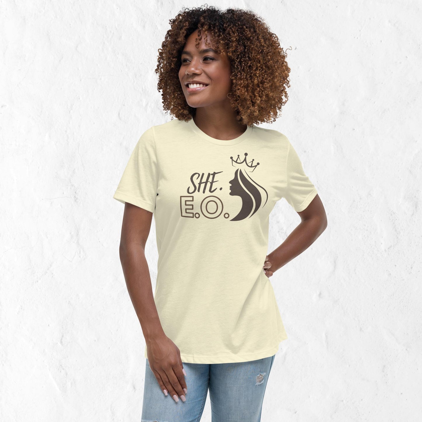 Women's SHE.E.O. Motivational T-shirt