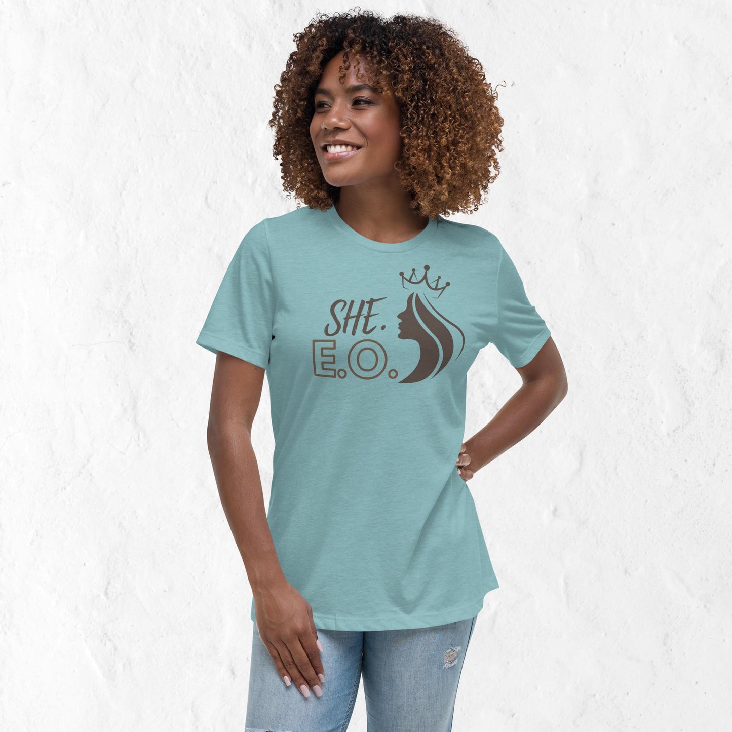 Women's SHE.E.O. Motivational T-shirt