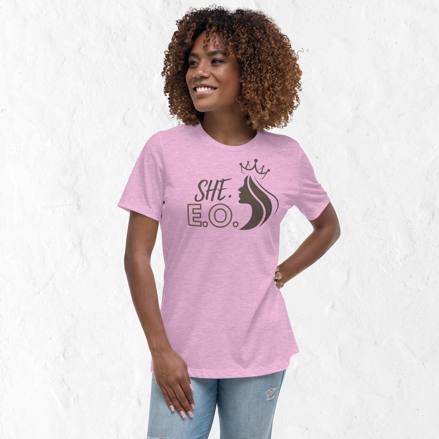 Women's SHE.E.O. Motivational T-shirt