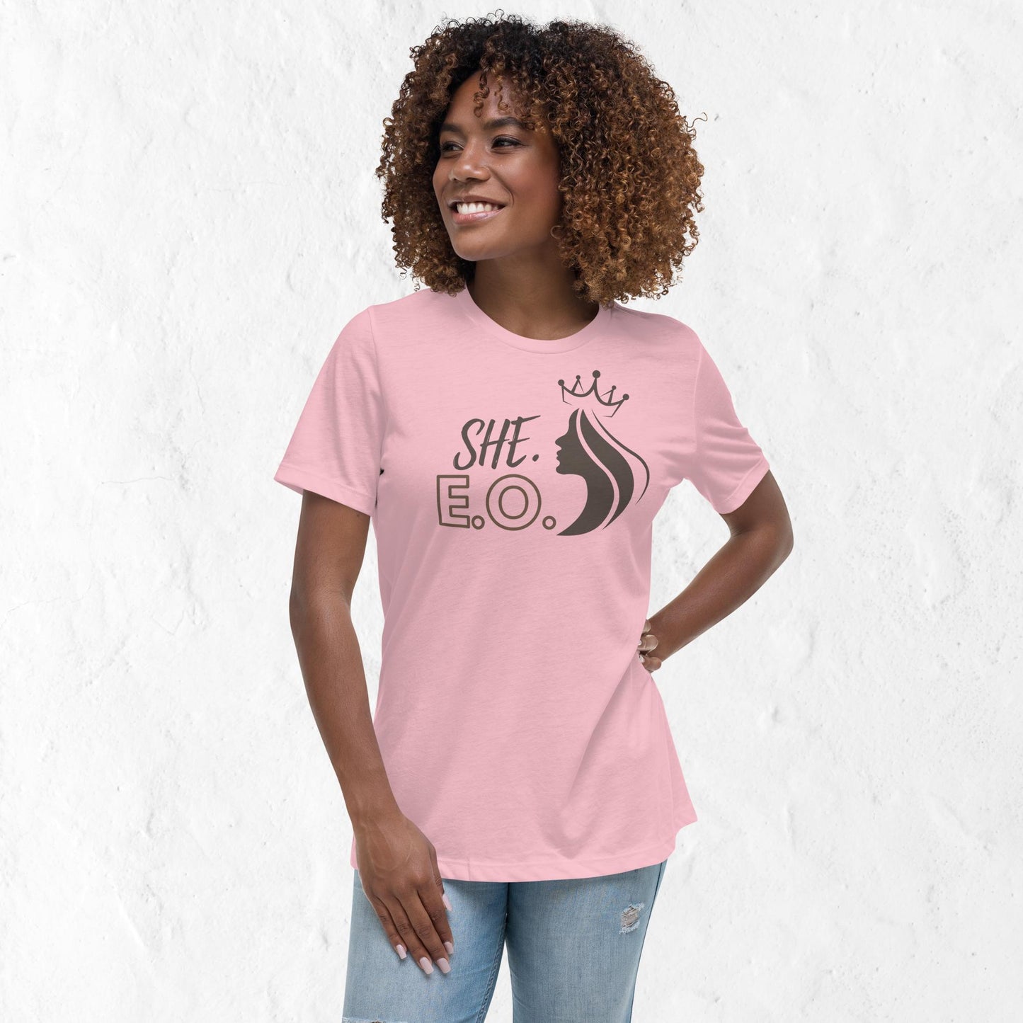 Women's SHE.E.O. Motivational T-shirt