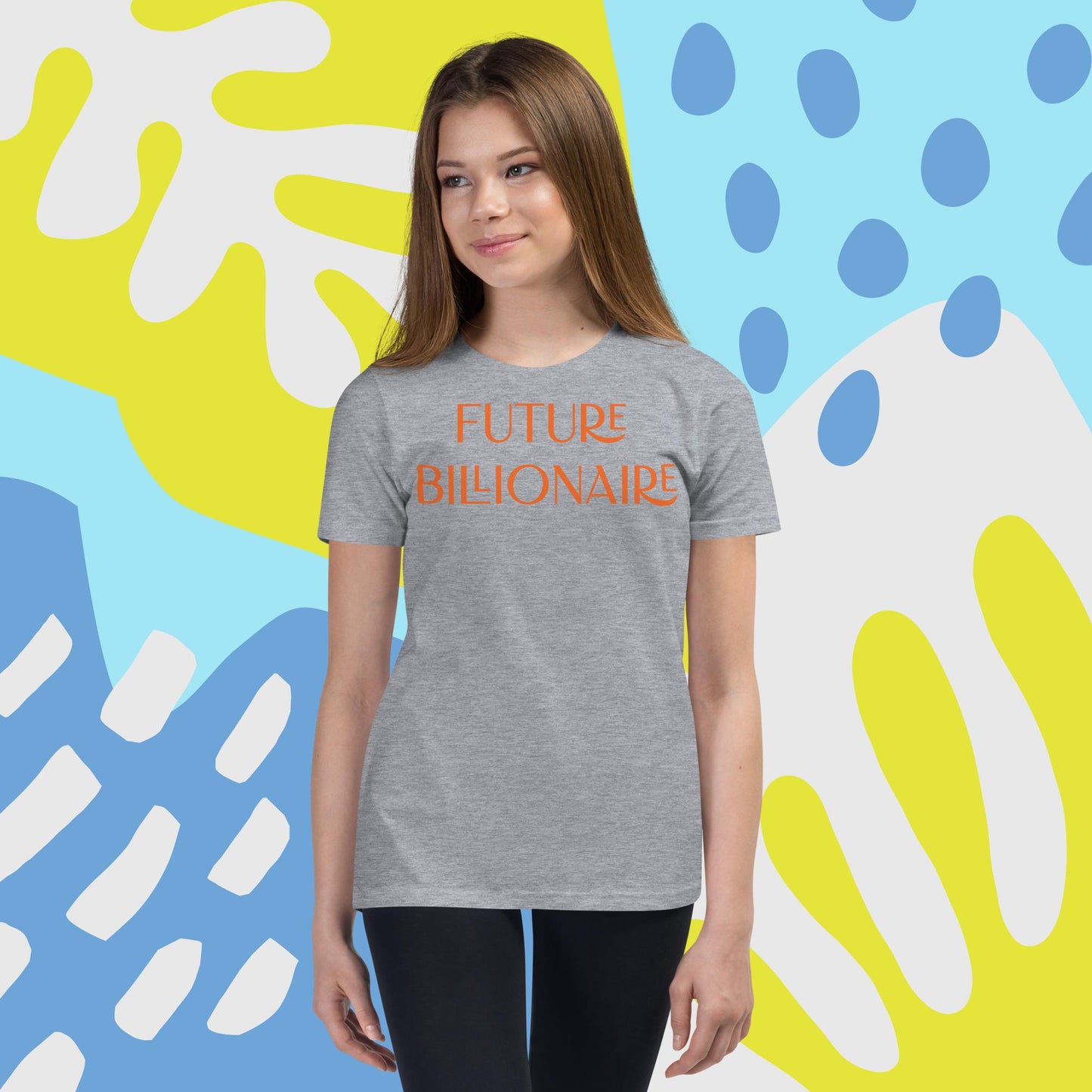 Youth Future Billionaire Affirmative Short Sleeve T-Shirt