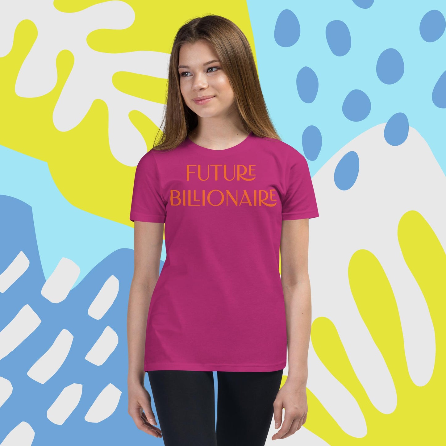 Youth Future Billionaire Affirmative Short Sleeve T-Shirt