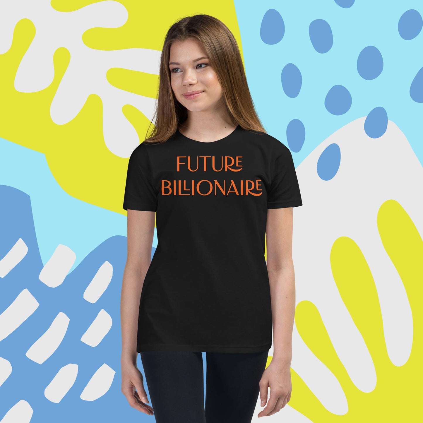Youth Future Billionaire Affirmative Short Sleeve T-Shirt