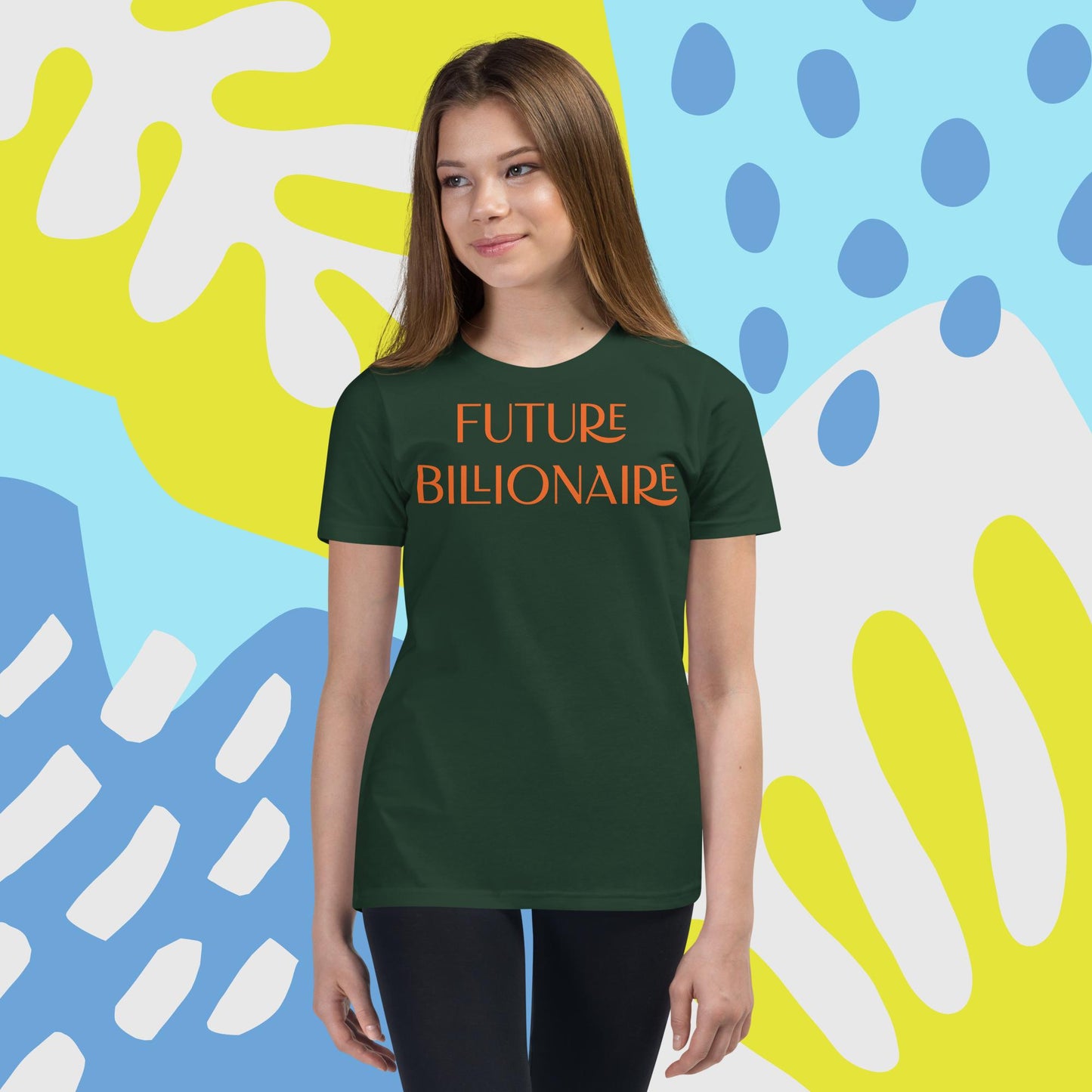 Youth Future Billionaire Affirmative Short Sleeve T-Shirt