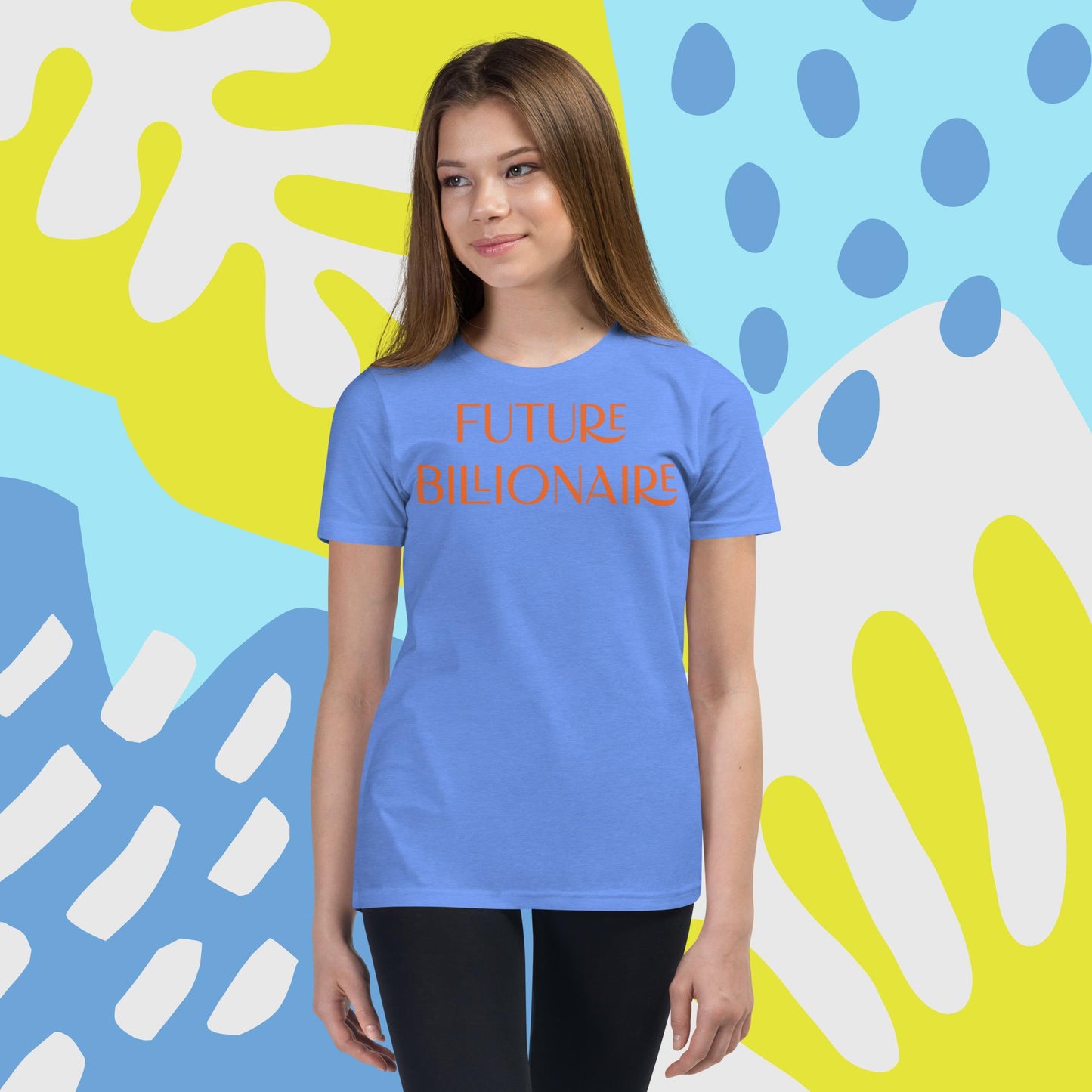 Youth Future Billionaire Affirmative Short Sleeve T-Shirt