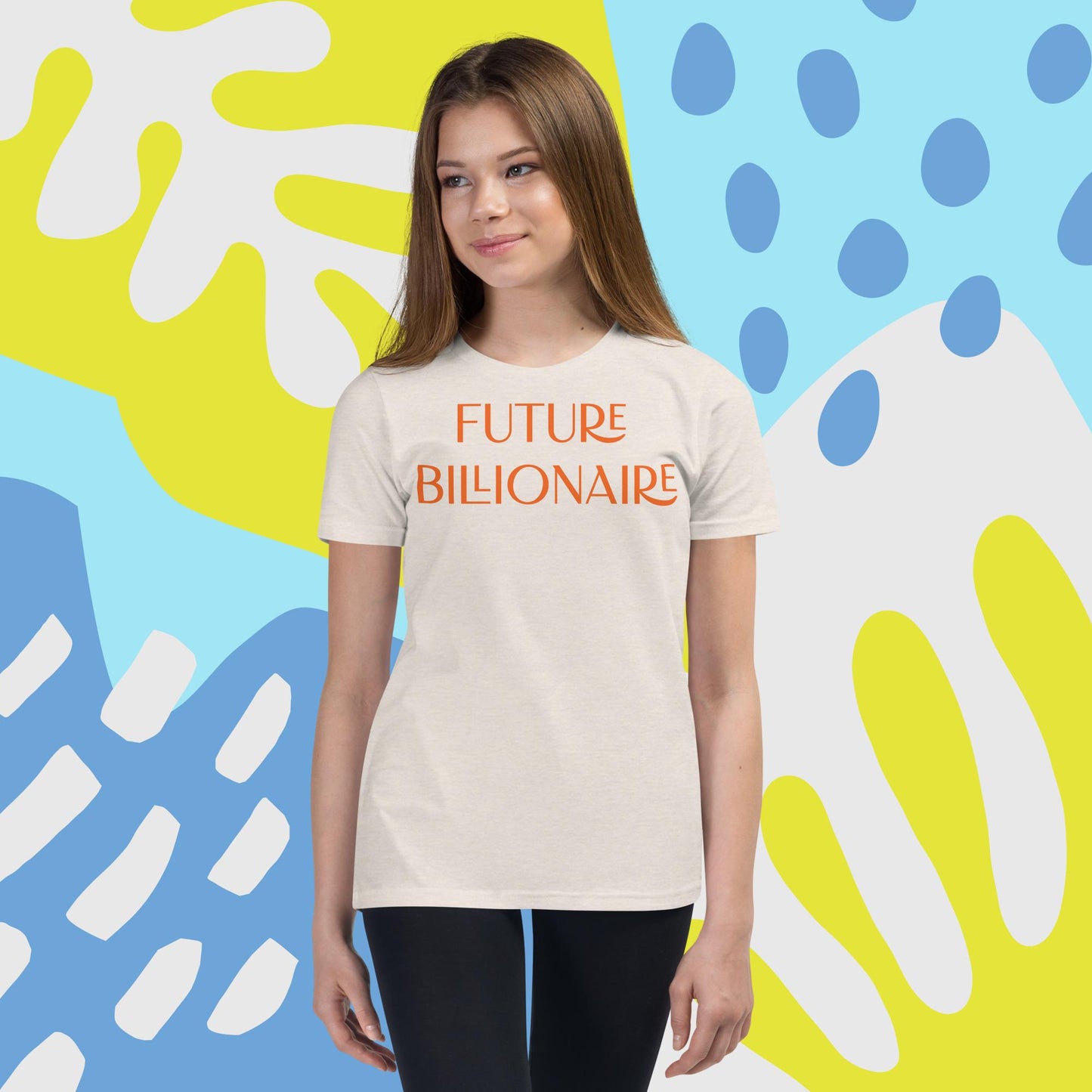 Youth Future Billionaire Affirmative Short Sleeve T-Shirt