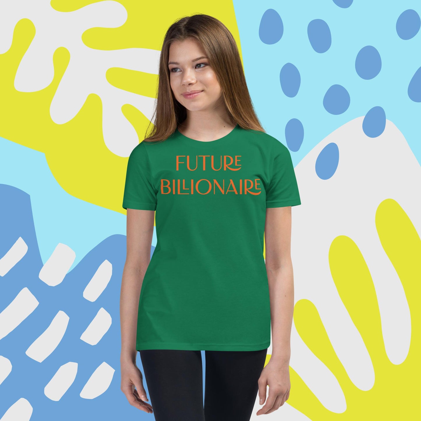 Youth Future Billionaire Affirmative Short Sleeve T-Shirt