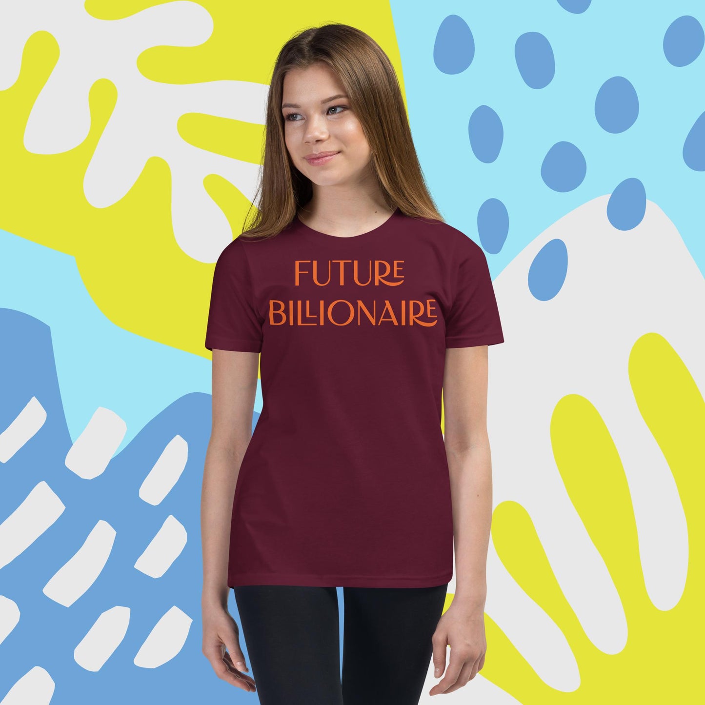 Youth Future Billionaire Affirmative Short Sleeve T-Shirt