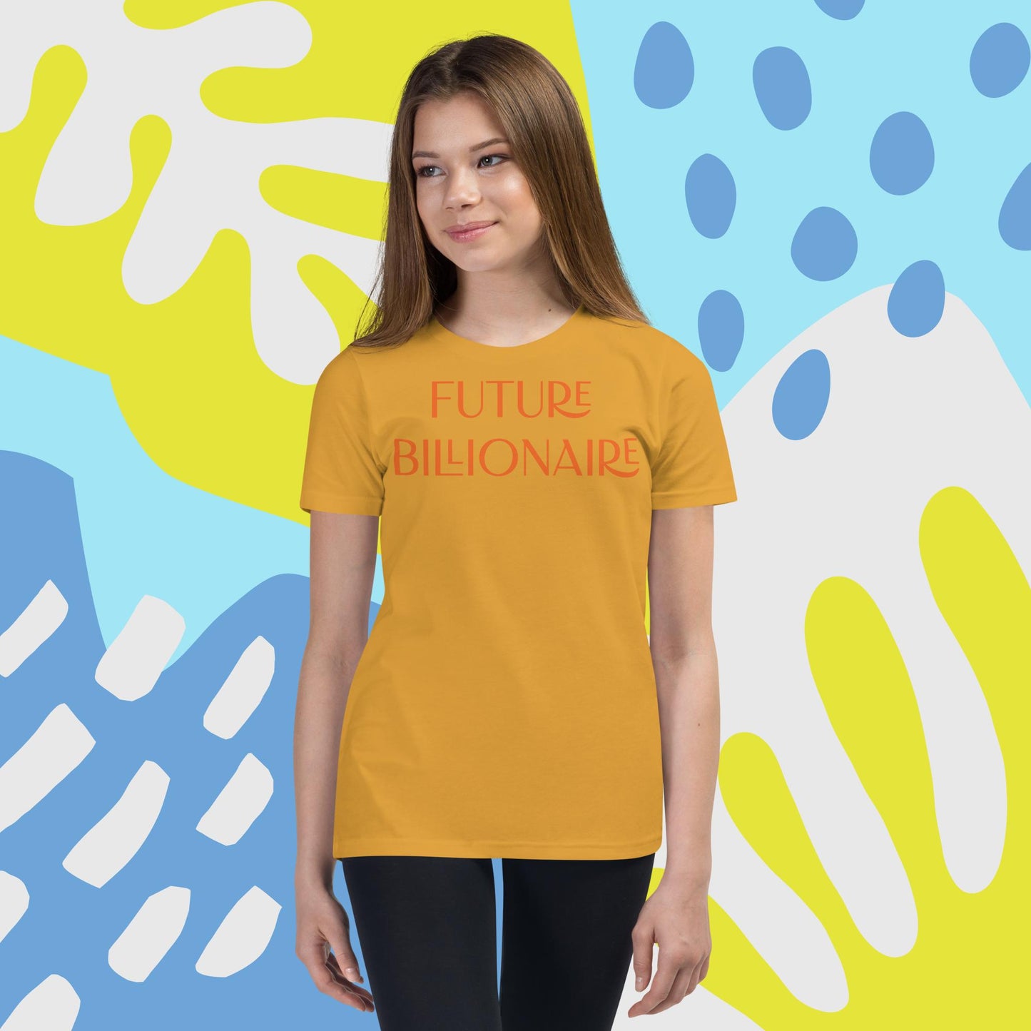 Youth Future Billionaire Affirmative Short Sleeve T-Shirt