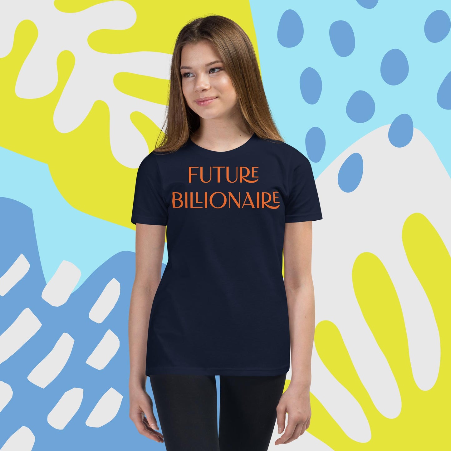 Youth Future Billionaire Affirmative Short Sleeve T-Shirt