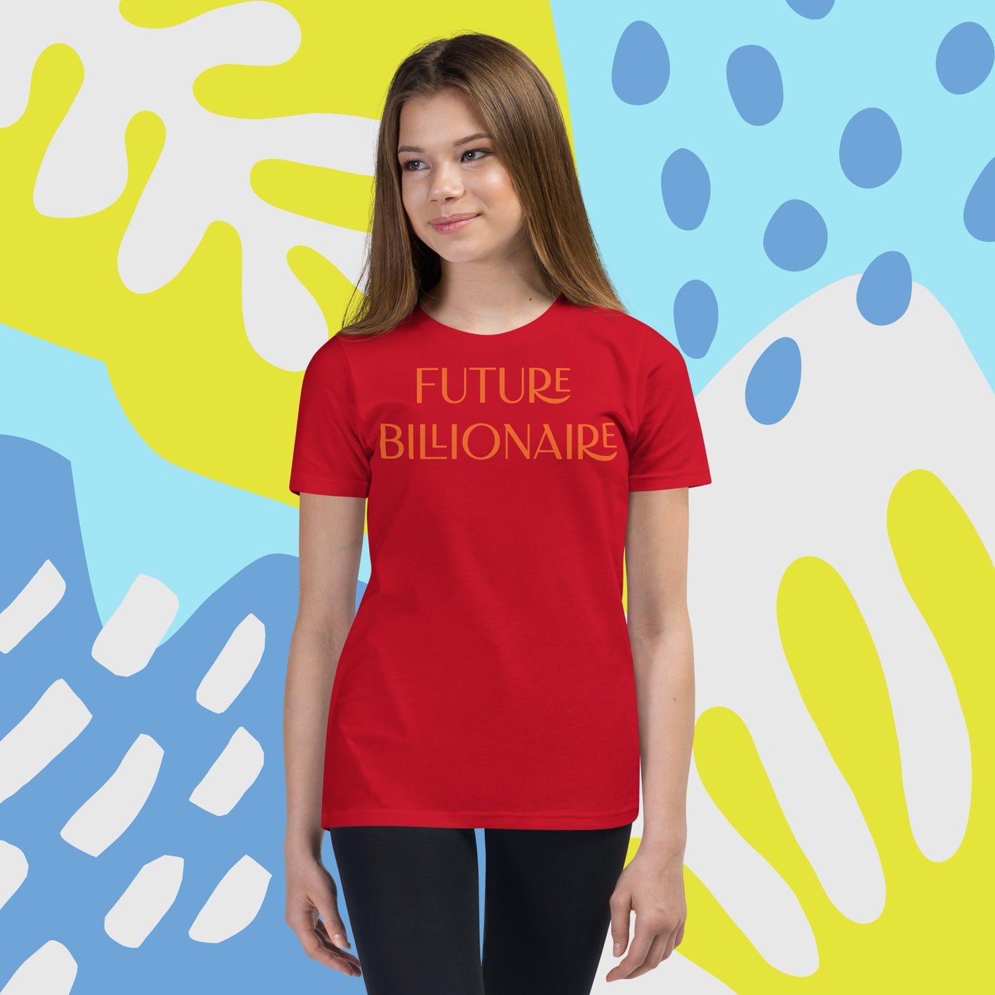 Youth Future Billionaire Affirmative Short Sleeve T-Shirt