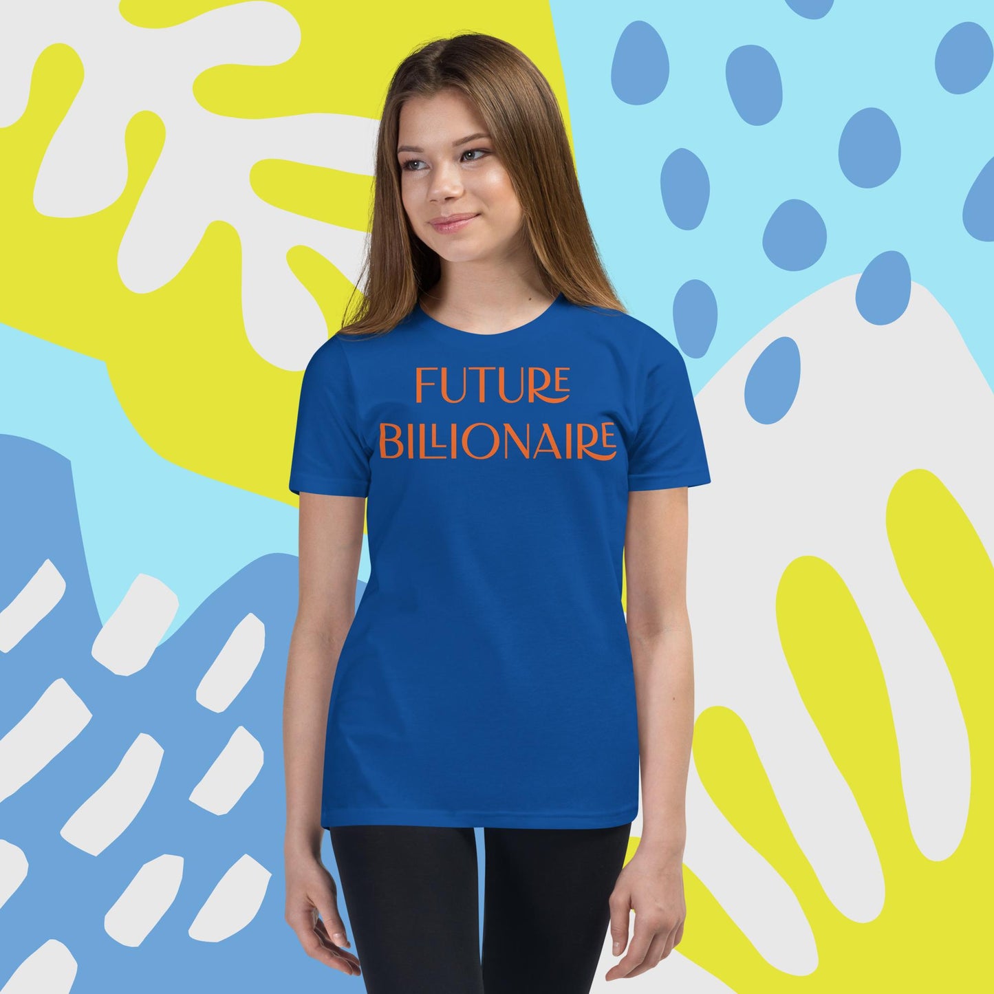 Youth Future Billionaire Affirmative Short Sleeve T-Shirt